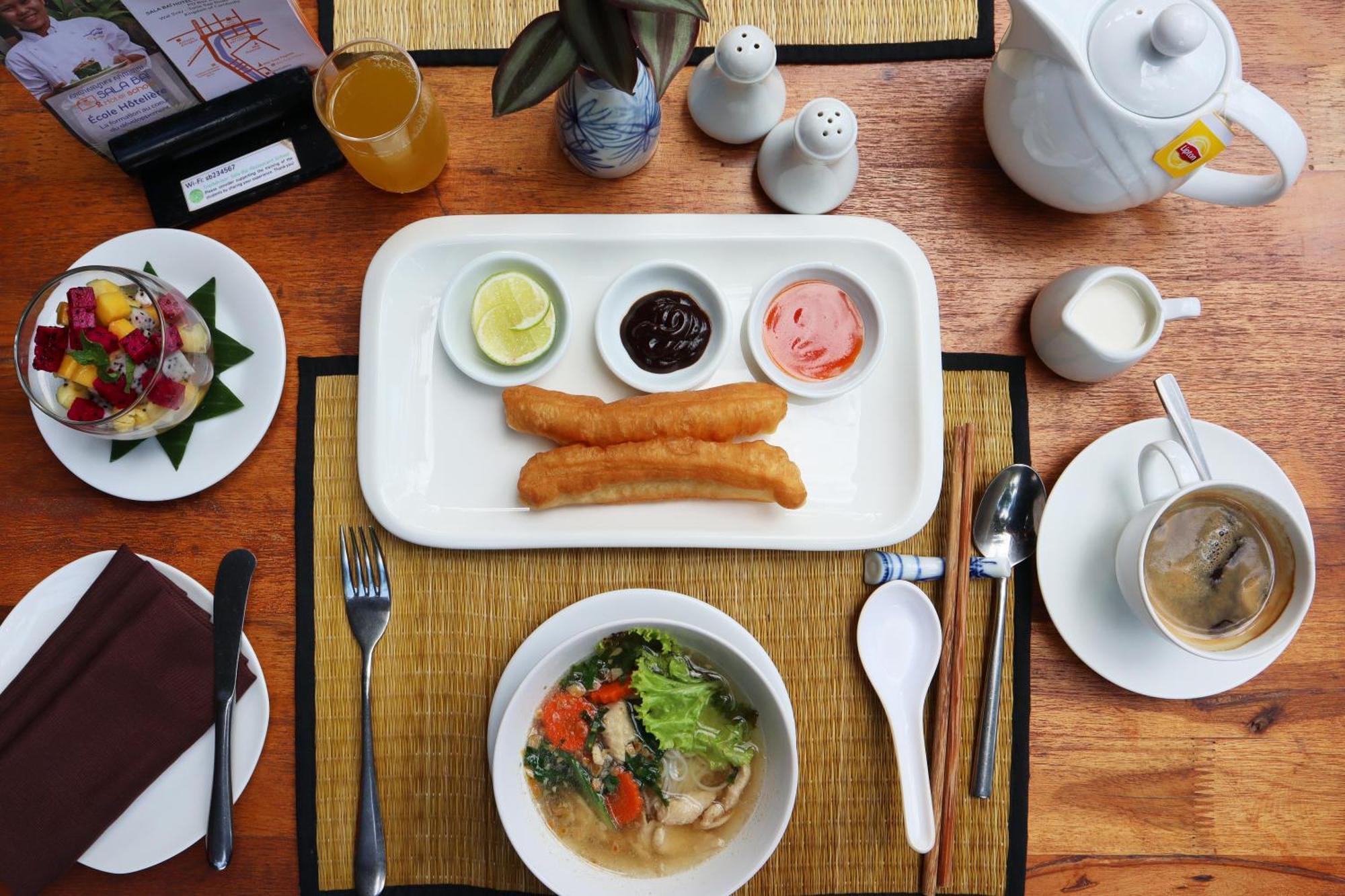 Sala Bai Hotel & Restaurant School Siem Reap Dış mekan fotoğraf
