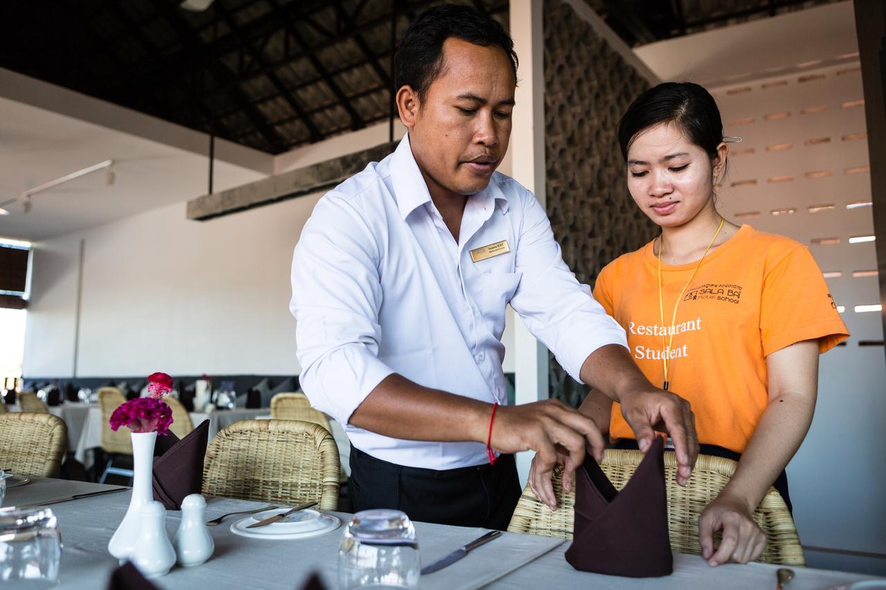Sala Bai Hotel & Restaurant School Siem Reap Dış mekan fotoğraf
